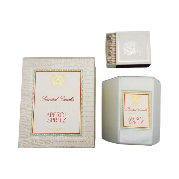 New Antica Farmacista Aperol Spritz Luxury Scented 60-Hour Jar Candle in Box - Picture 1 of 5